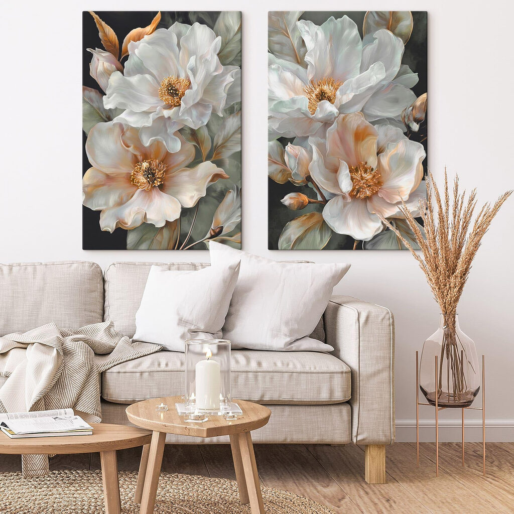 Blüten mit goldener Mitte — Interieur 1