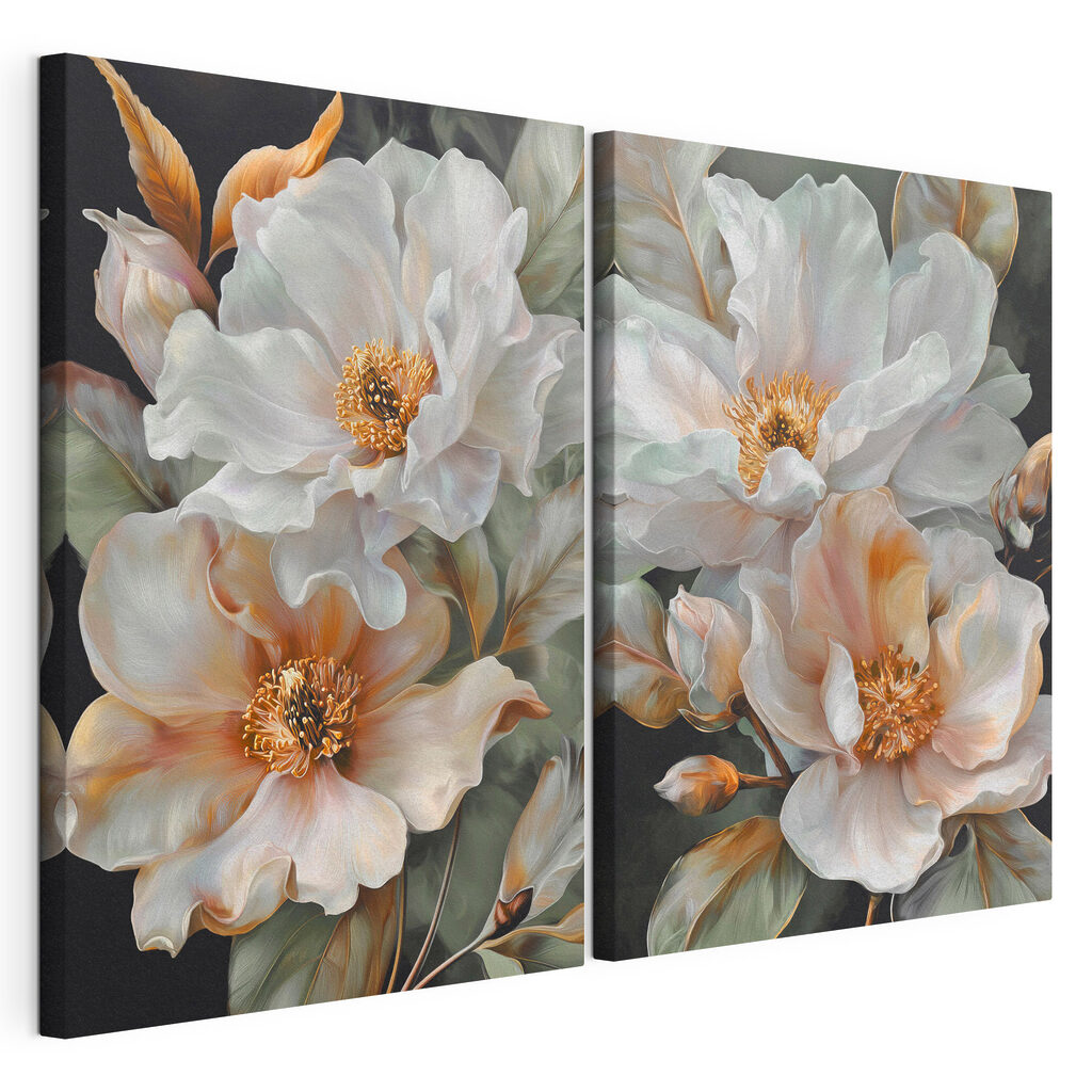 Blüten mit goldener Mitte — Produktansicht