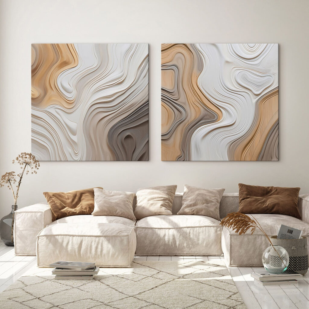 Wellen in Sandtönen — Interieur 1