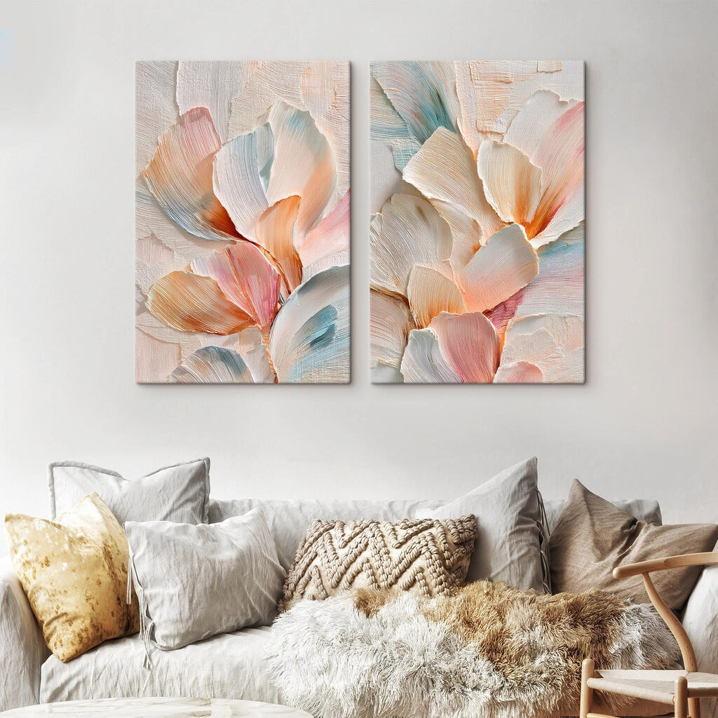 Pastellblüten im Licht — Interieur 1