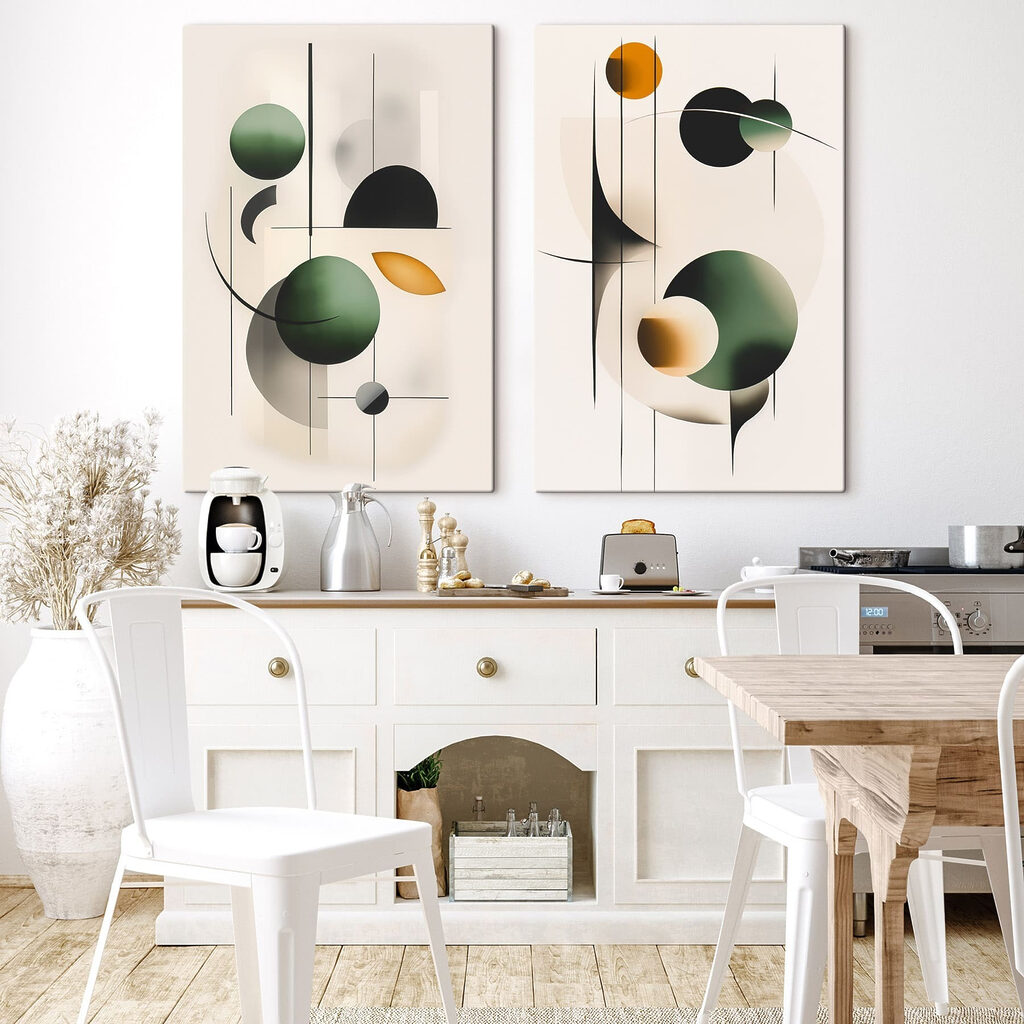 Verspielte Umlaufbahn in einem Interieur