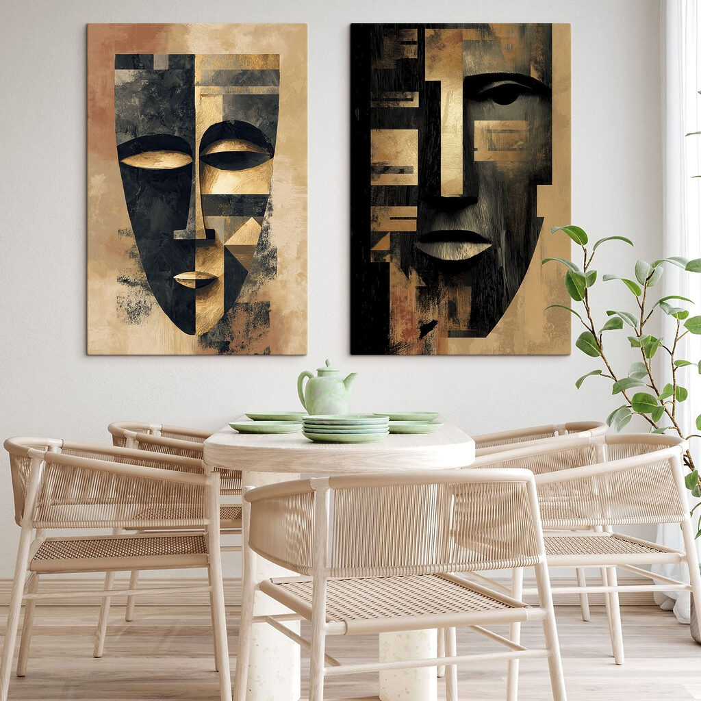 Schwarz-goldene Masken — Interieur 2