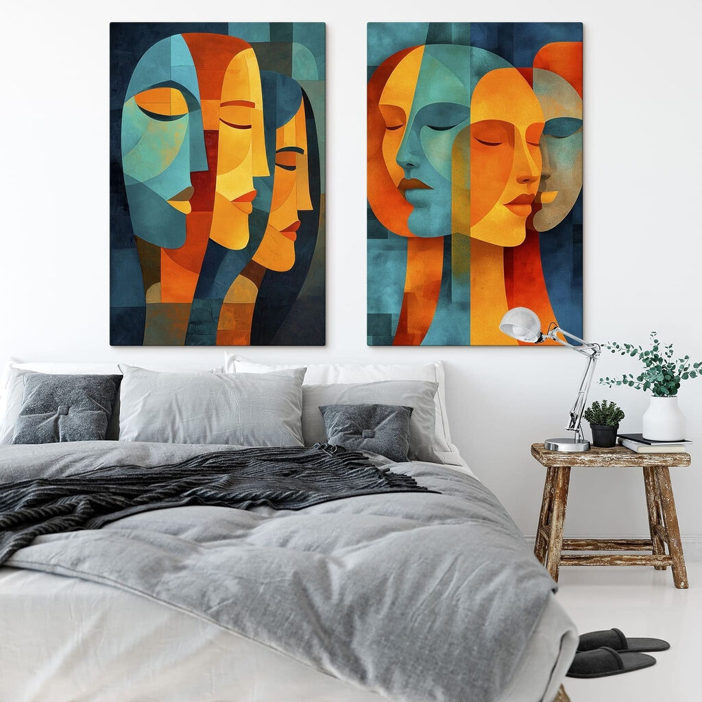 Gestaffelte Gesichter — Interieur 1