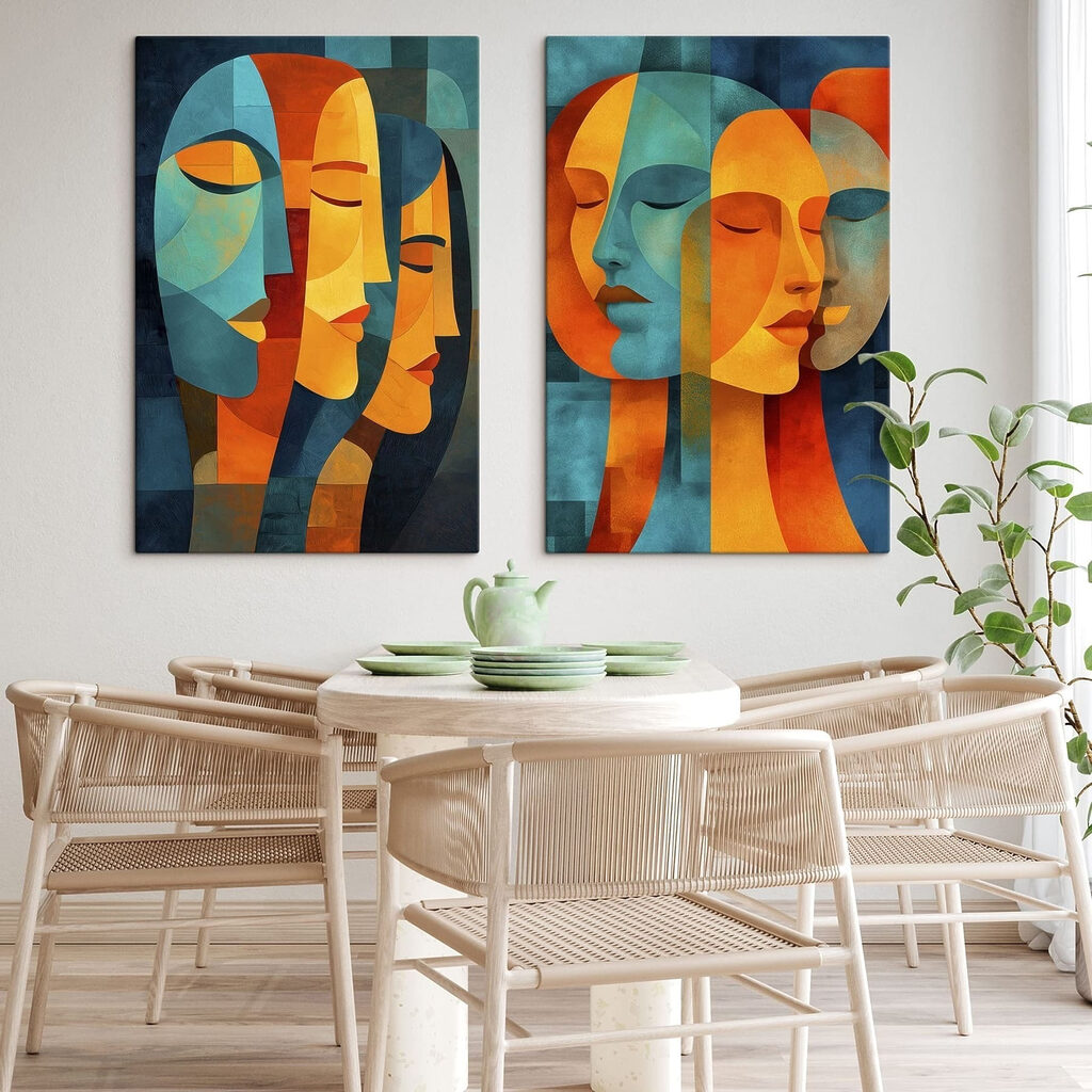 Gestaffelte Gesichter — Interieur 2