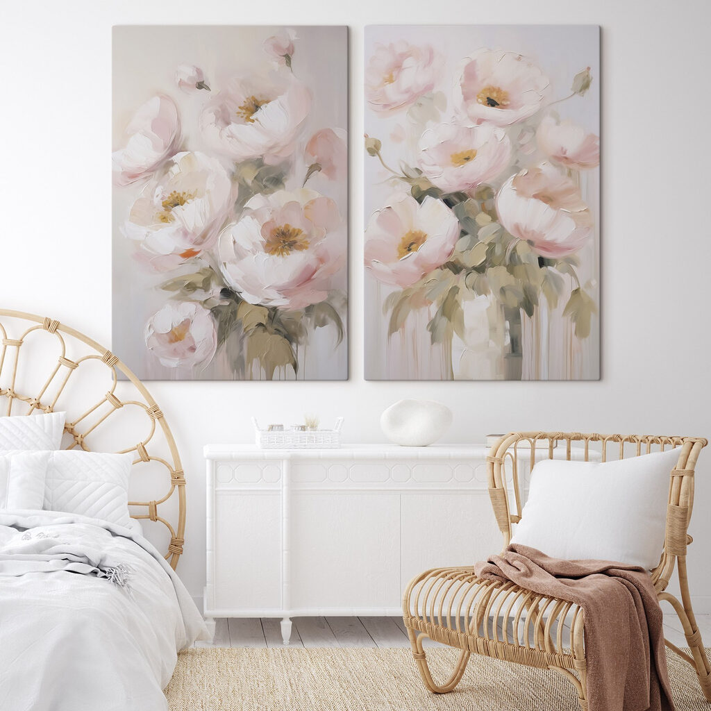 Blüten in Zartrosa — Interieur 1
