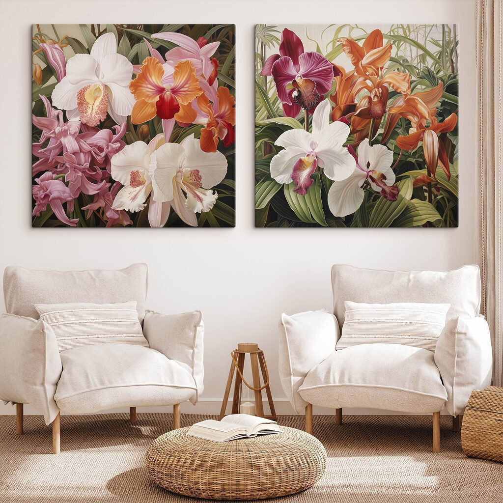 Bunte Orchideen — Interieur 1