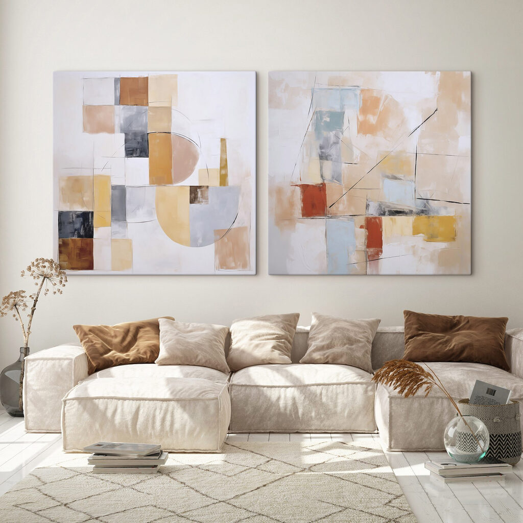Skizzierte Farbfelder — Interieur 2