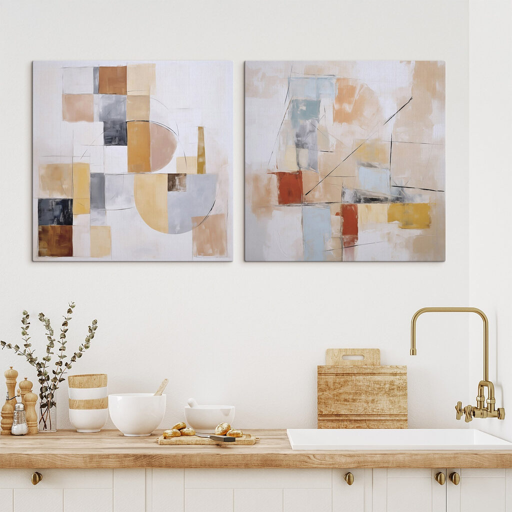 Skizzierte Farbfelder — Interieur 1