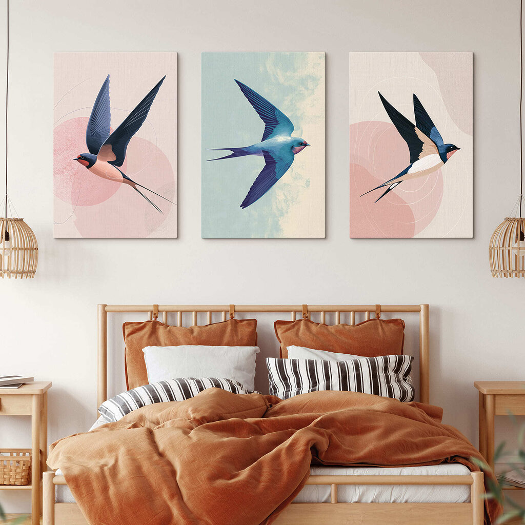 Schwalben im Flug — Interieur 1