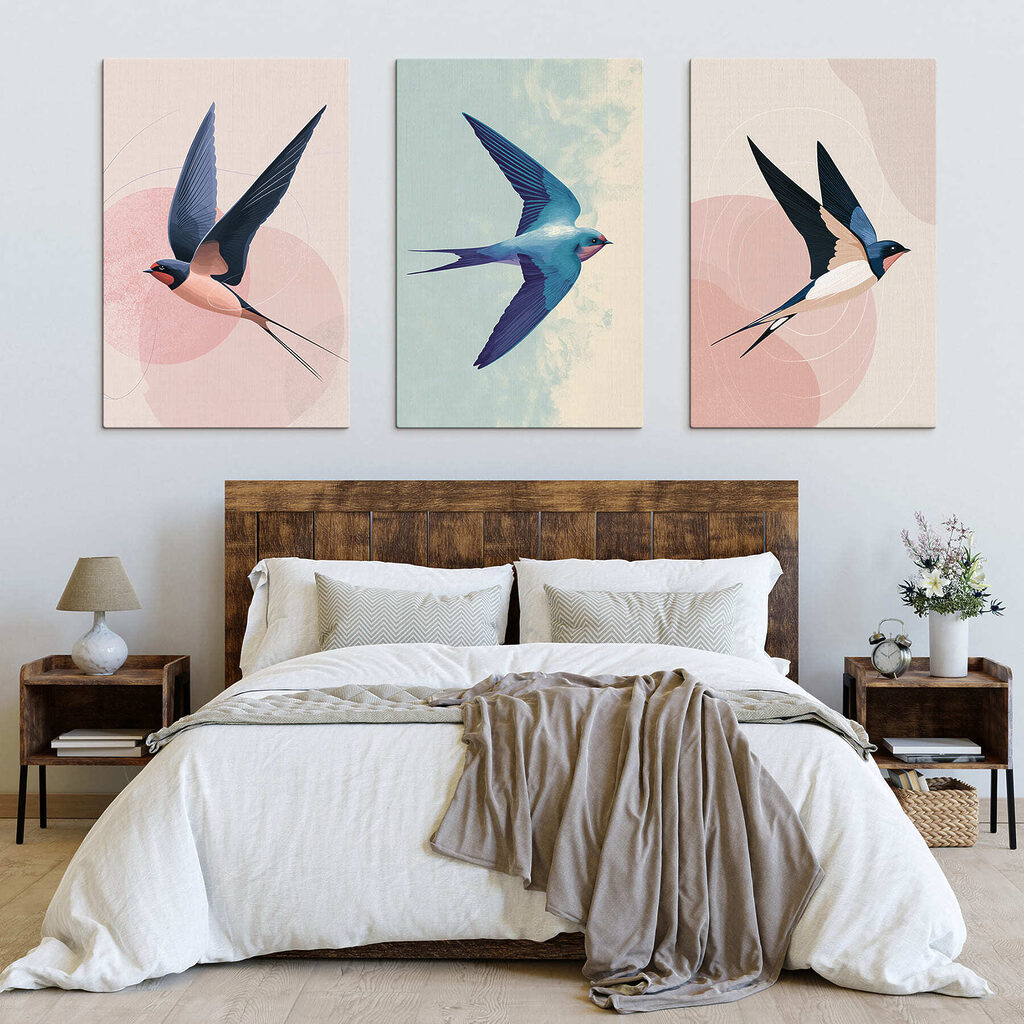 Schwalben im Flug — Interieur 2
