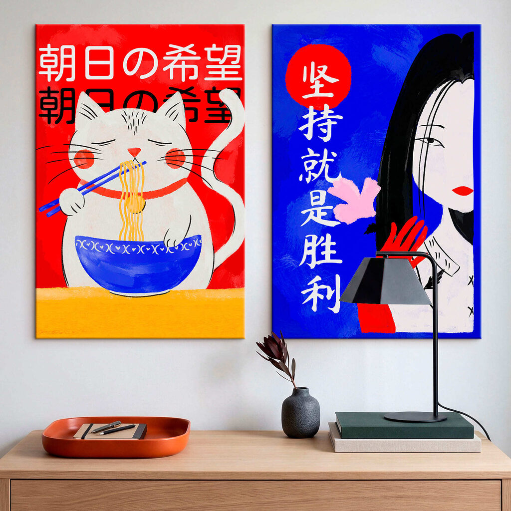 Nudelkatze und Dame — Interieur 3
