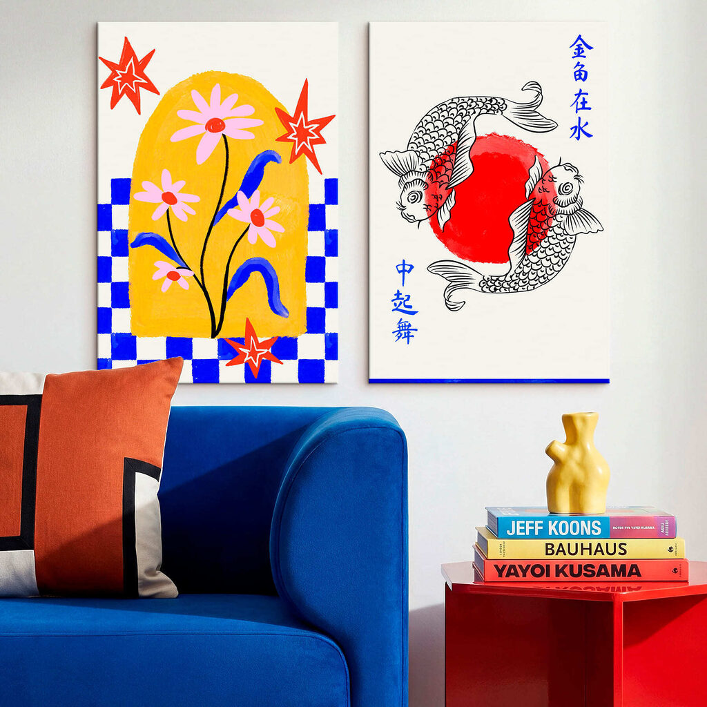 Blumen und tanzende Fische — Interieur 2
