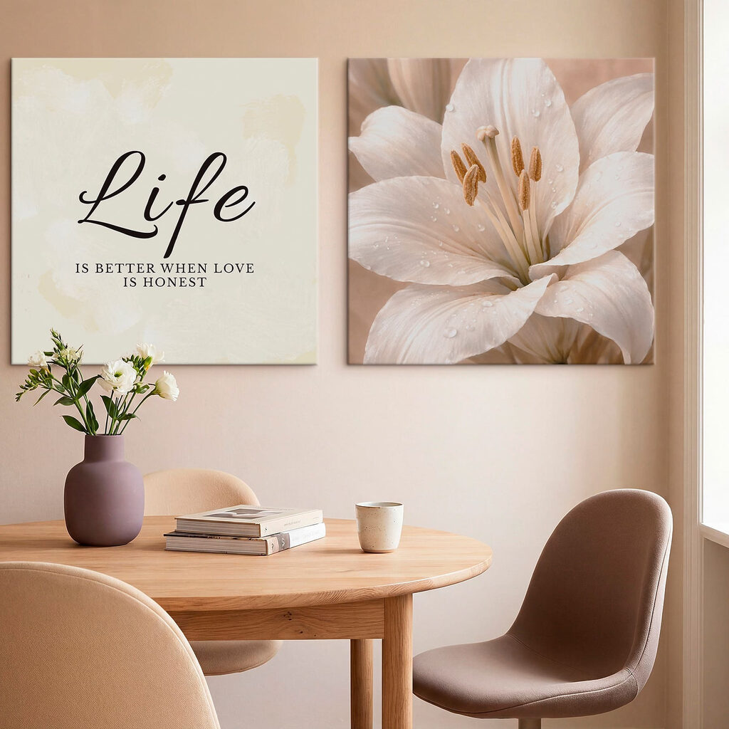 Lilie mit Liebesspruch — Interieur 3