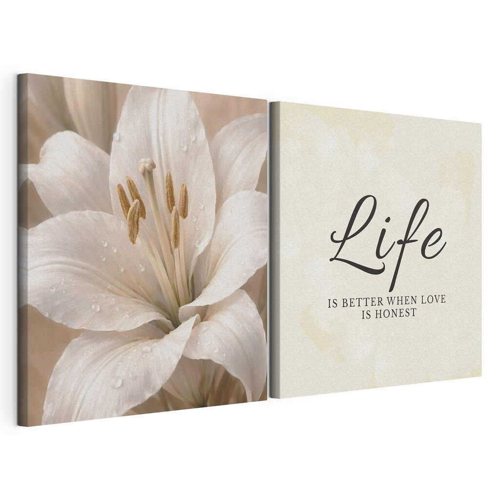 Lilie mit Liebesspruch — Produktansicht