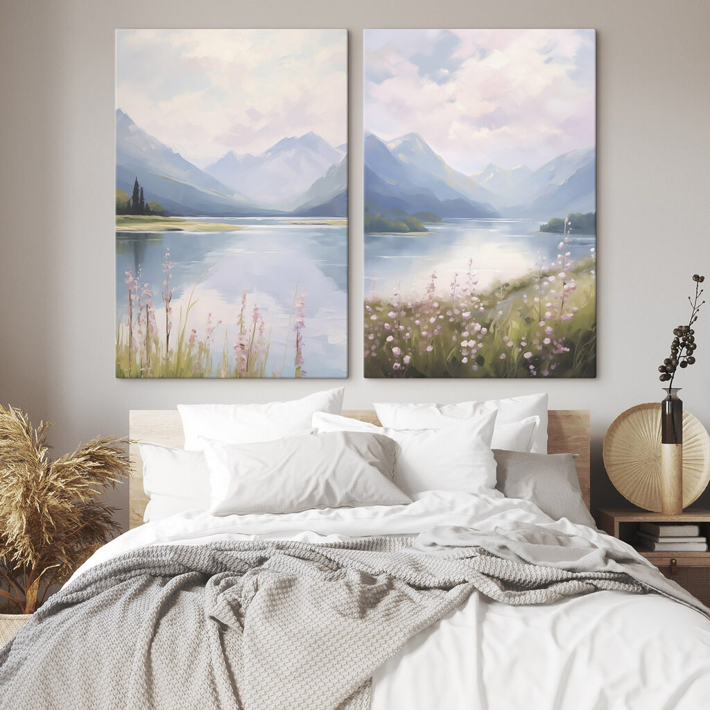 Bergsee mit Wildblumen — Interieur 2