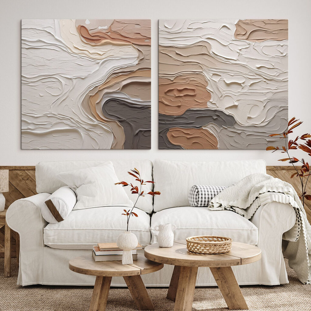 Geschichtetes Farbrelief — Interieur 1