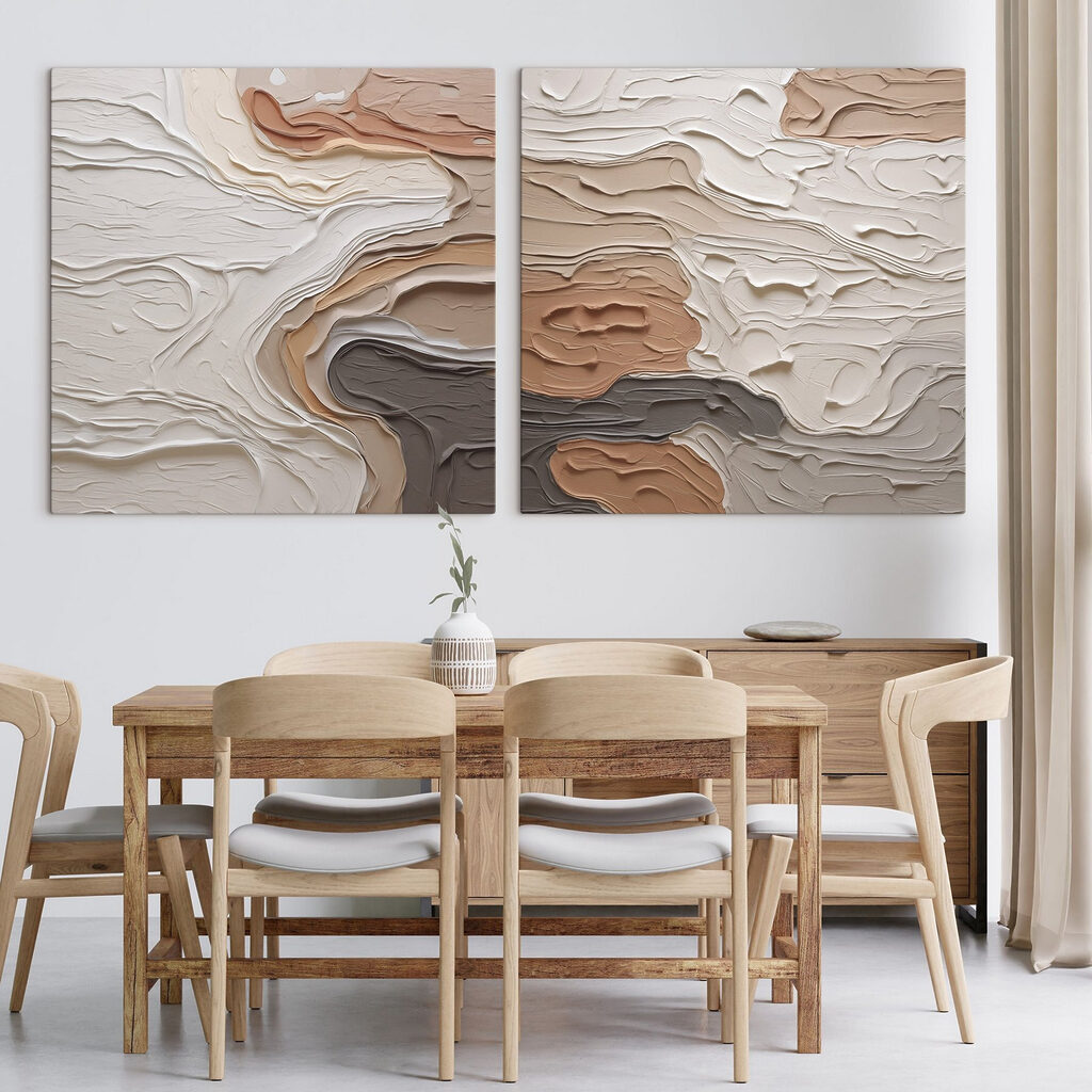 Geschichtetes Farbrelief — Interieur 2