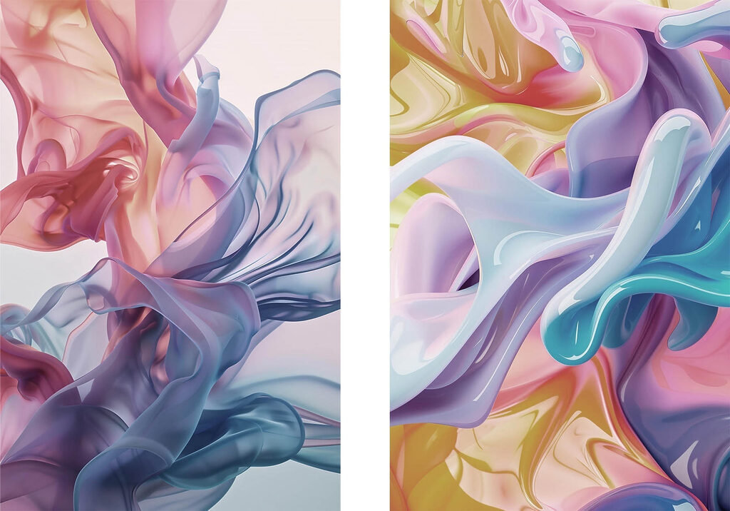 Tanz der Farben — ganzes Design