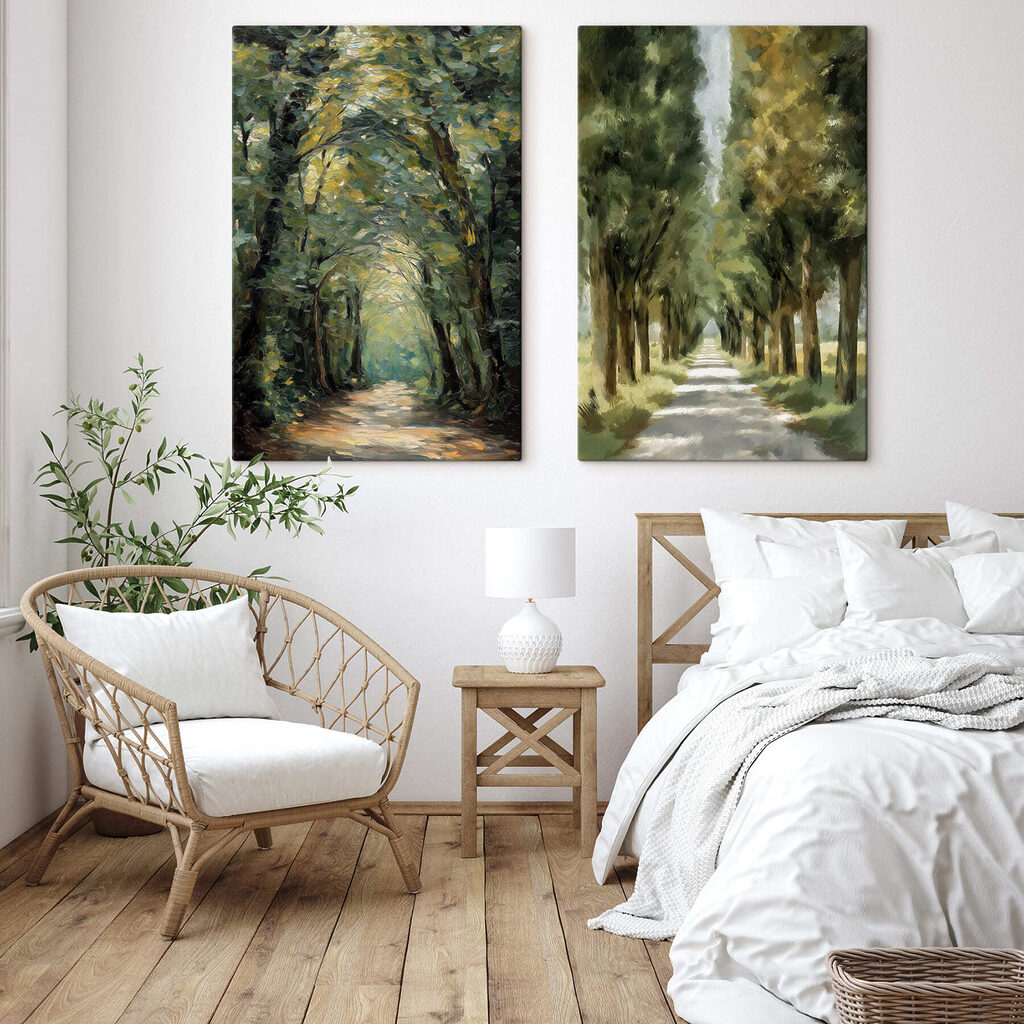 Licht in der Allee in einem Interieur