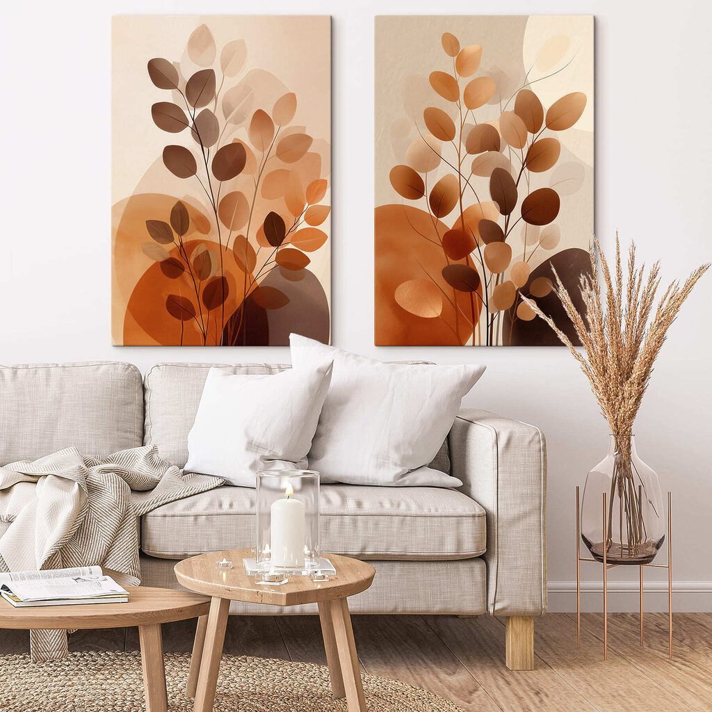 Blattwerk in Kupfertönen — Interieur 2