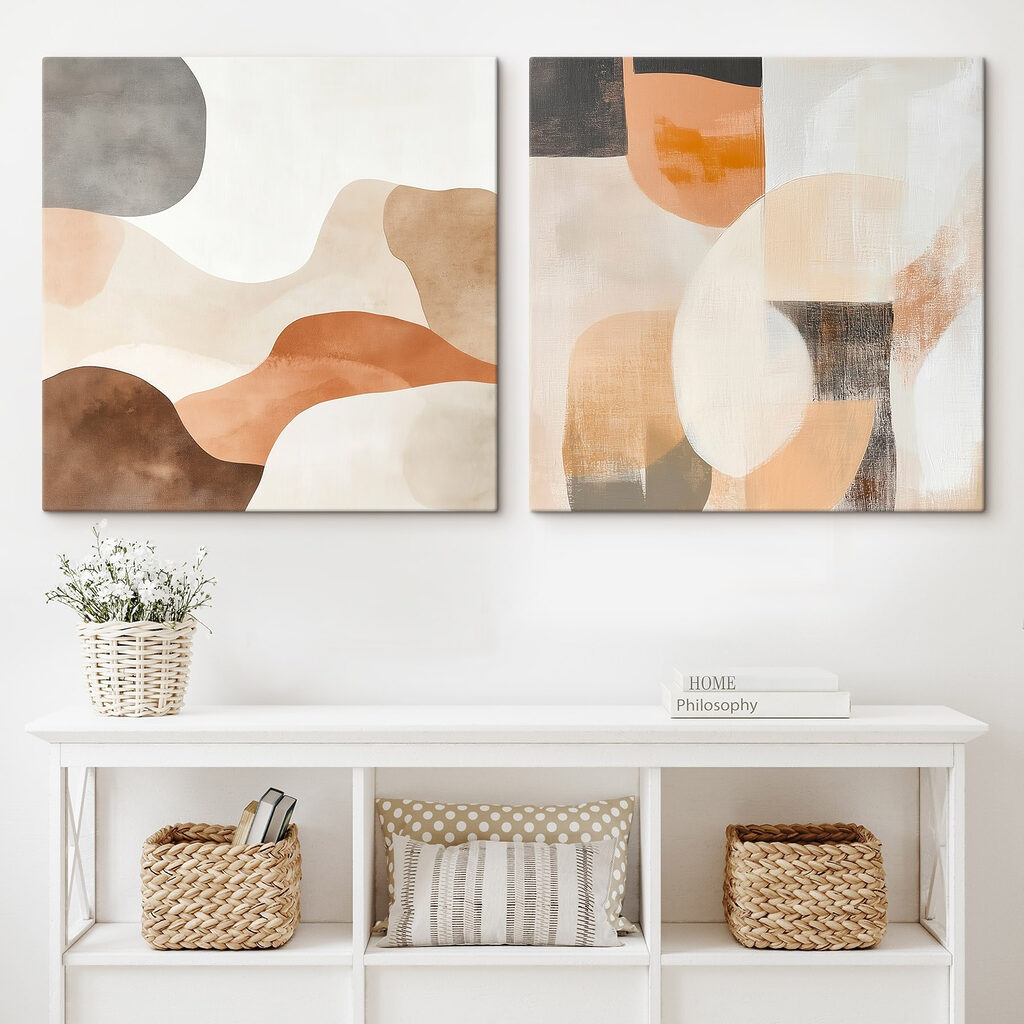 Komposition in Sandtönen — Interieur 1