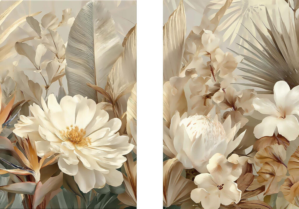 Feine Blüten — ganzes Design