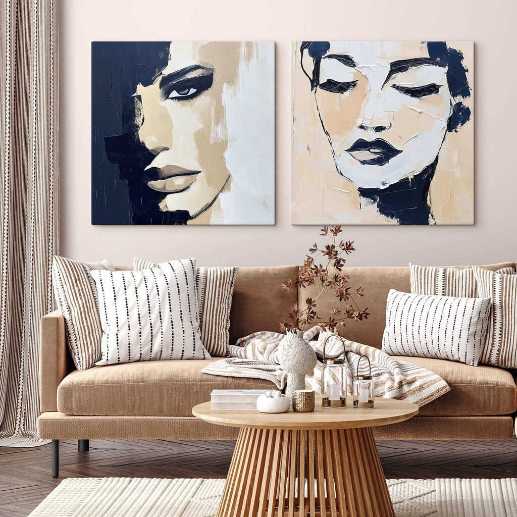 Gesichter in Nachtblau — Interieur 2