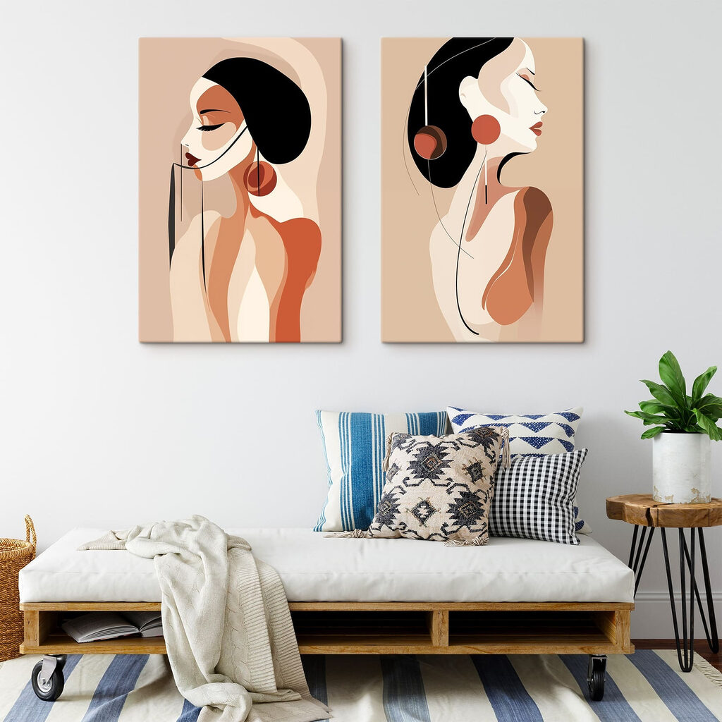 Frau mit Ohrringen — Interieur 2