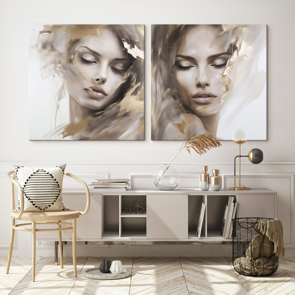 Ein Gesicht im Farbnebel — Interieur 1