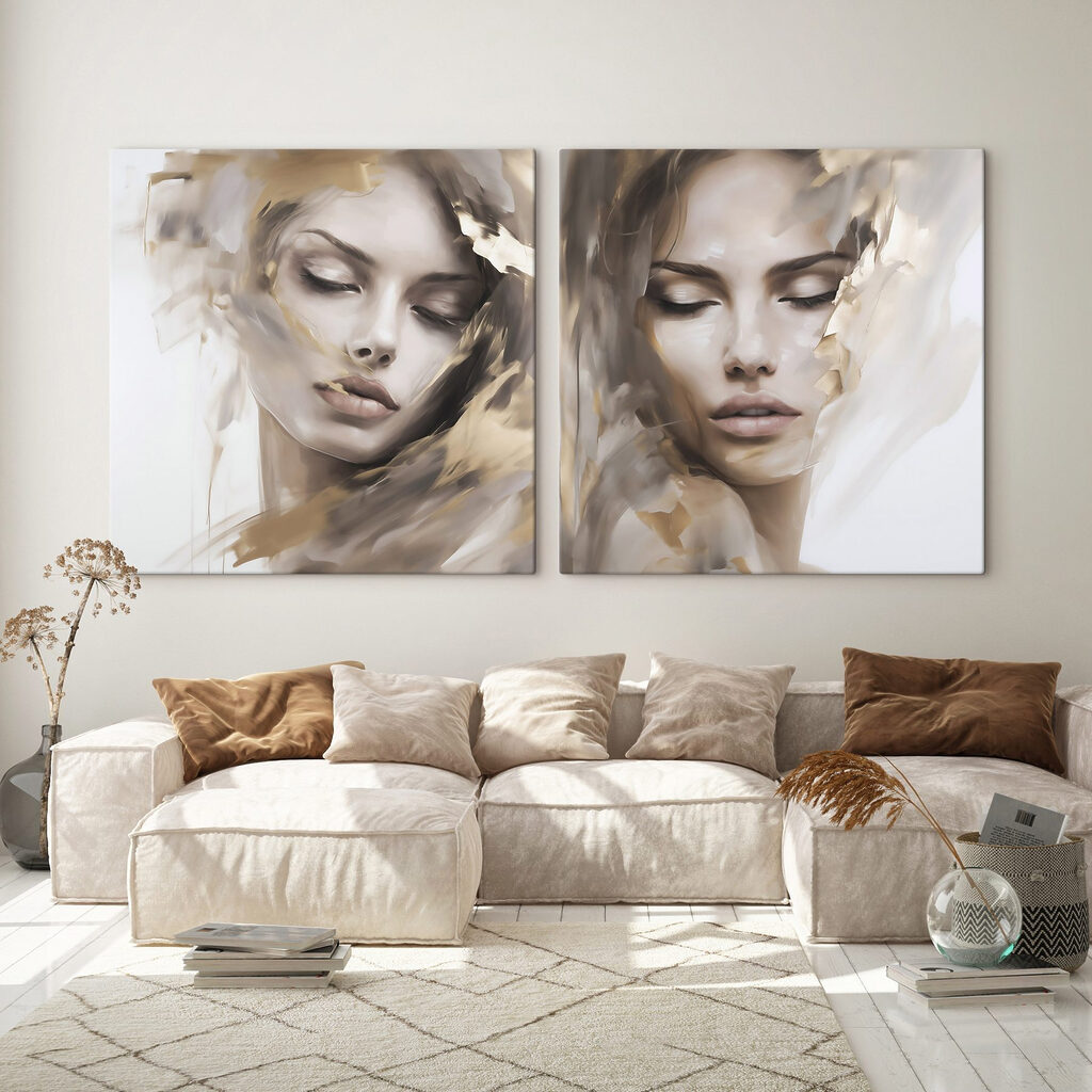 Ein Gesicht im Farbnebel — Interieur 2