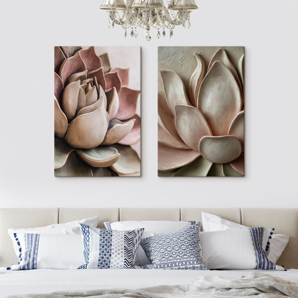 Blütenblätter in Altrosa — Interieur 2