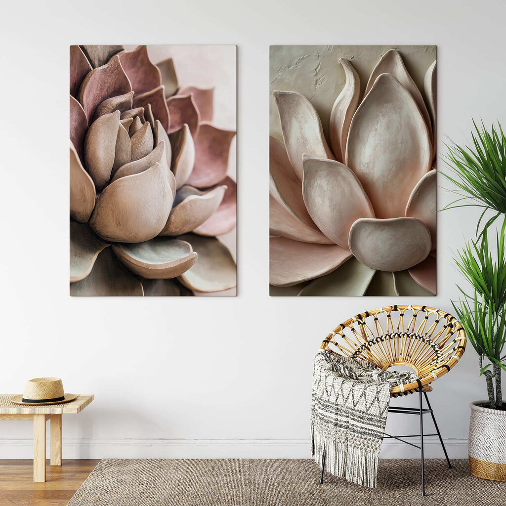 Blütenblätter in Altrosa — Interieur 1