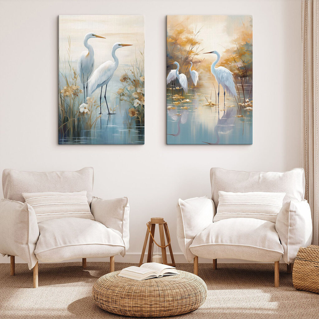 Reiher im Morgennebel — Interieur 1