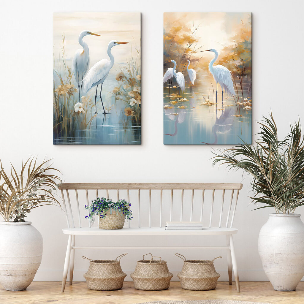 Reiher im Morgennebel — Interieur 2