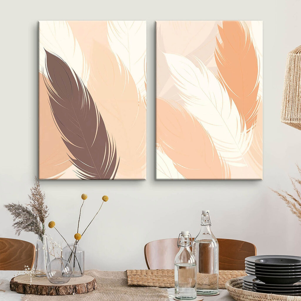Federn in sanften Tönen — Interieur 1