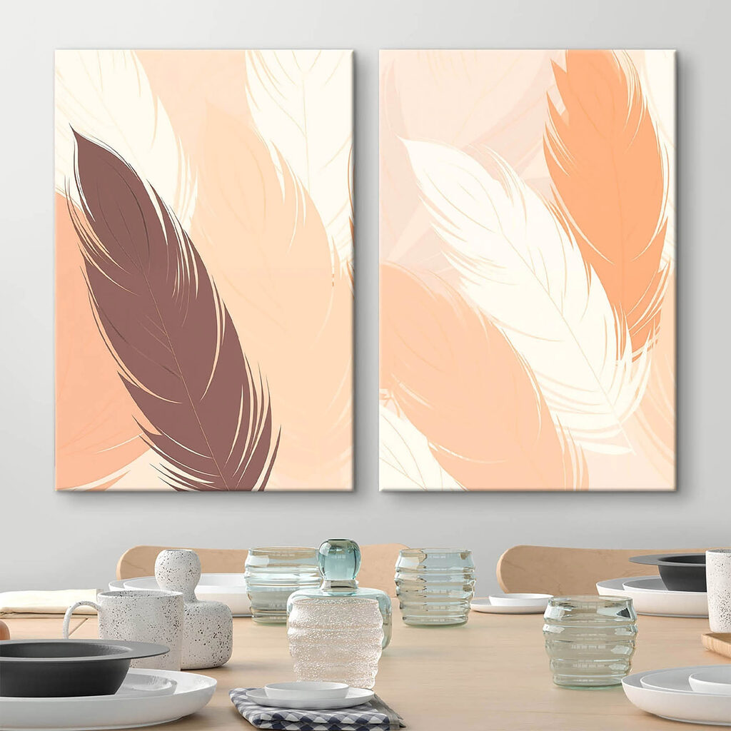 Federn in sanften Tönen — Interieur 2