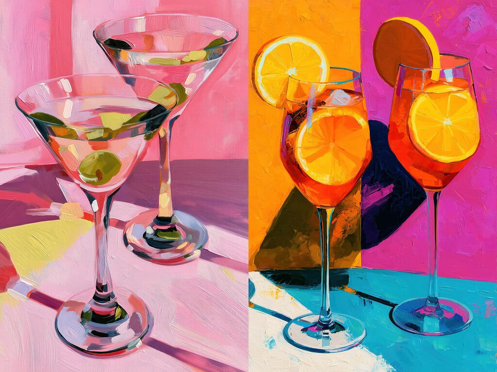 Zeit für einen Aperitif — ganzes Design