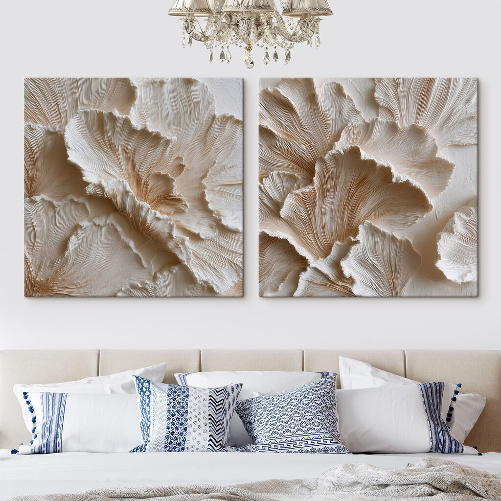 Helle Fächer in Falten — Interieur 2