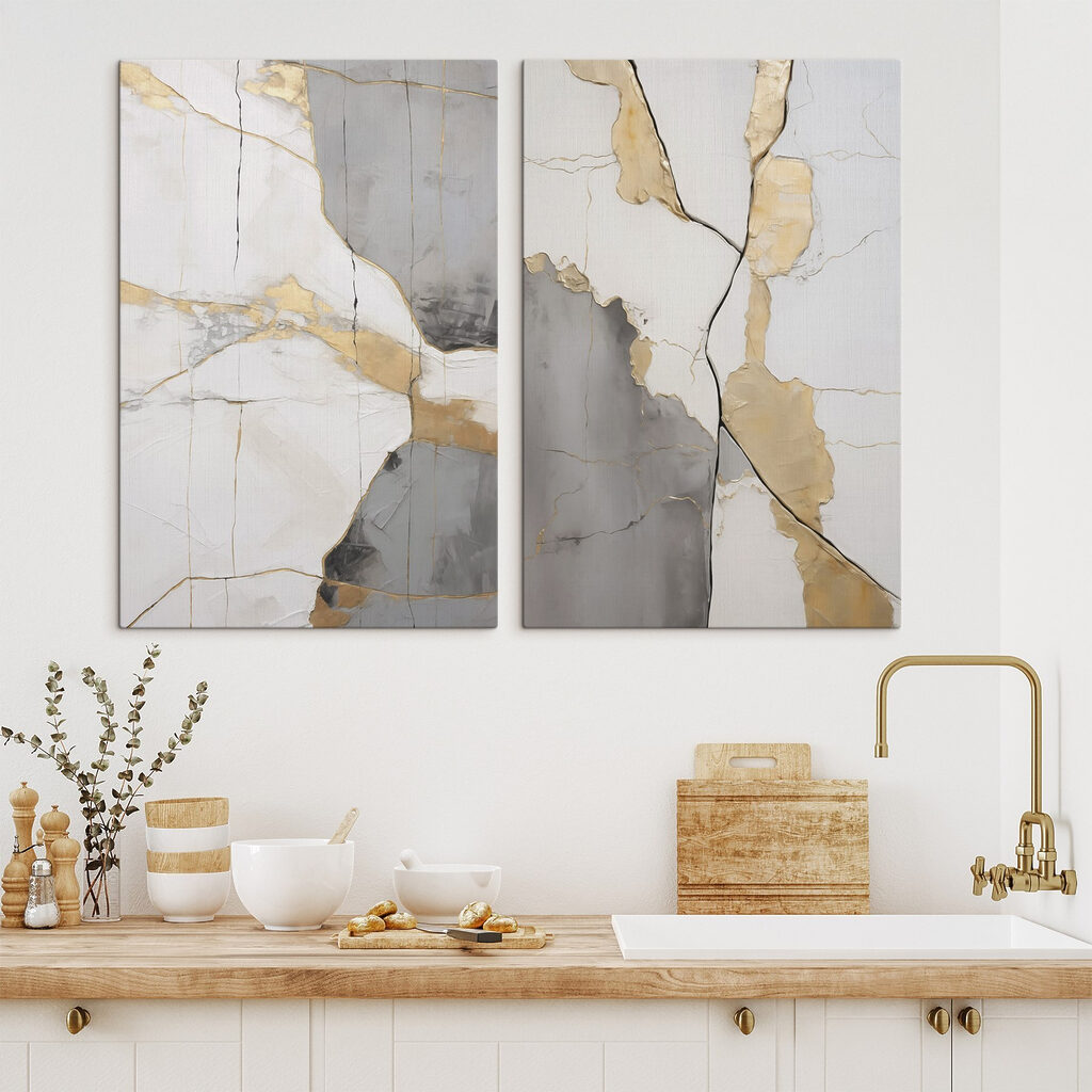 Goldene Linien an Bruchkanten — Interieur 2