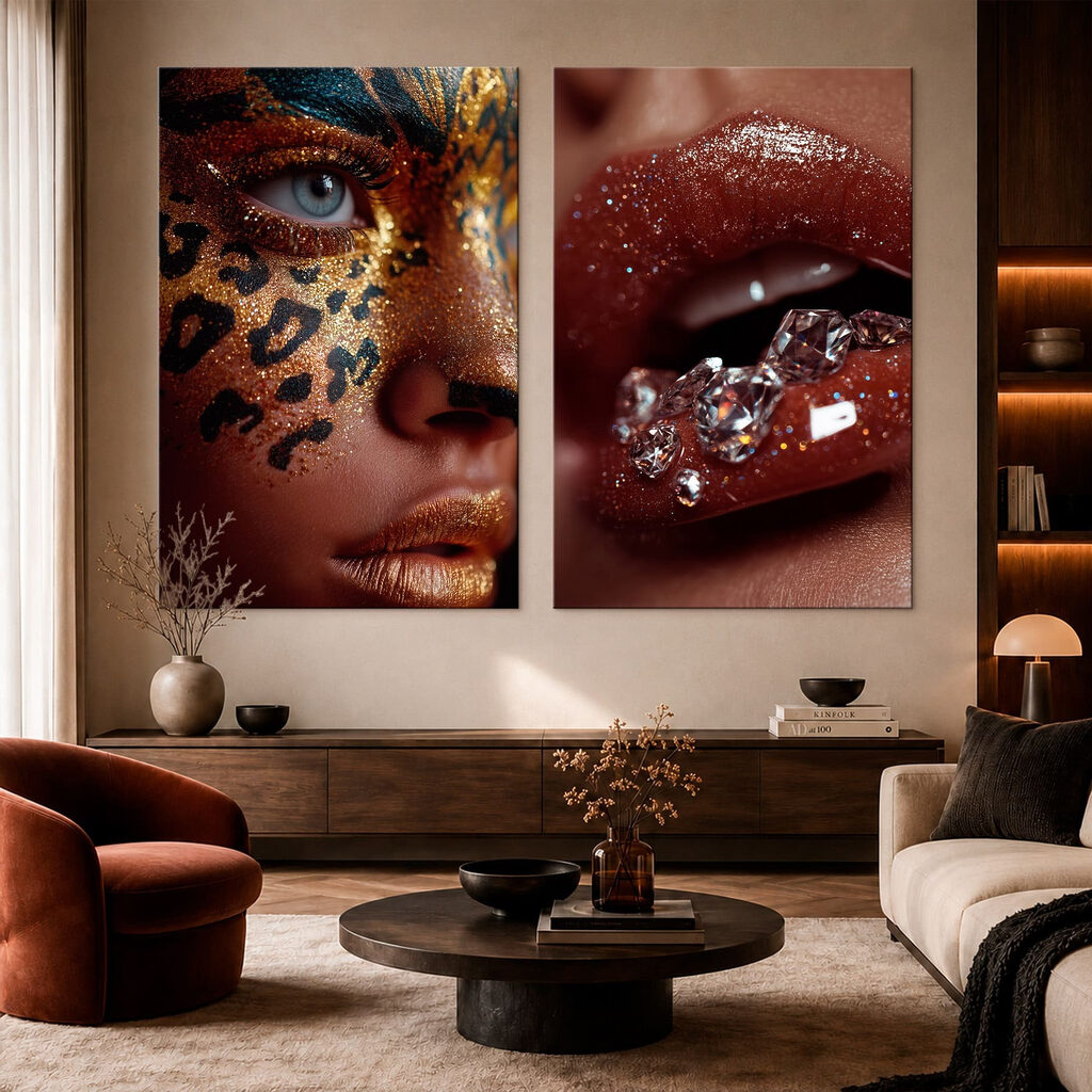 Kristalle und Leopardenblick — Interieur 1