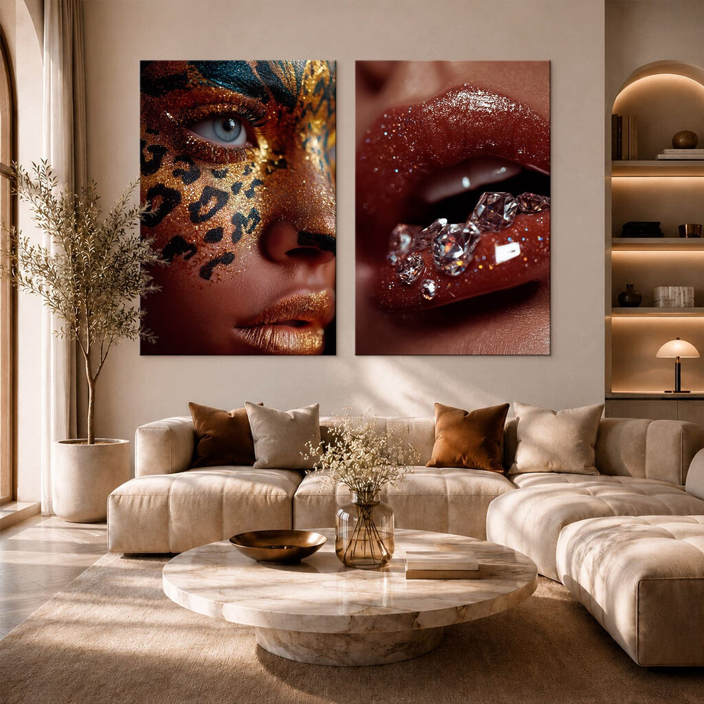 Kristalle und Leopardenblick — Interieur 2