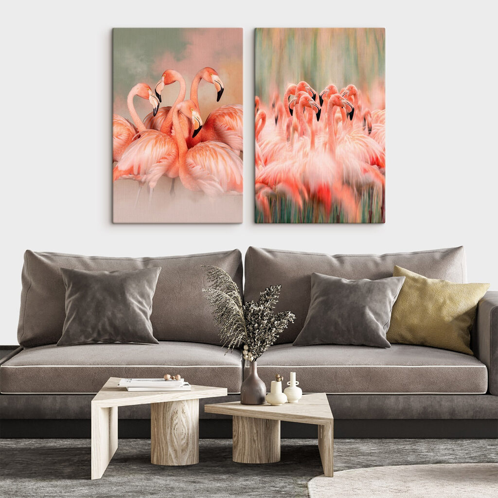 Flamingos dicht beisammen — Interieur 2