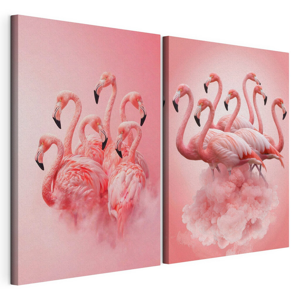 Flamingos in den Wolken — Produktansicht