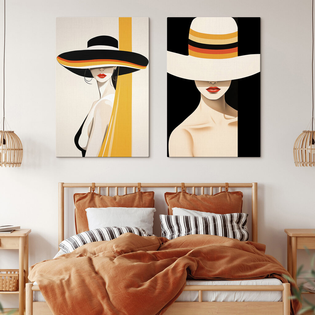 Hut mit Farbakzent — Interieur 1