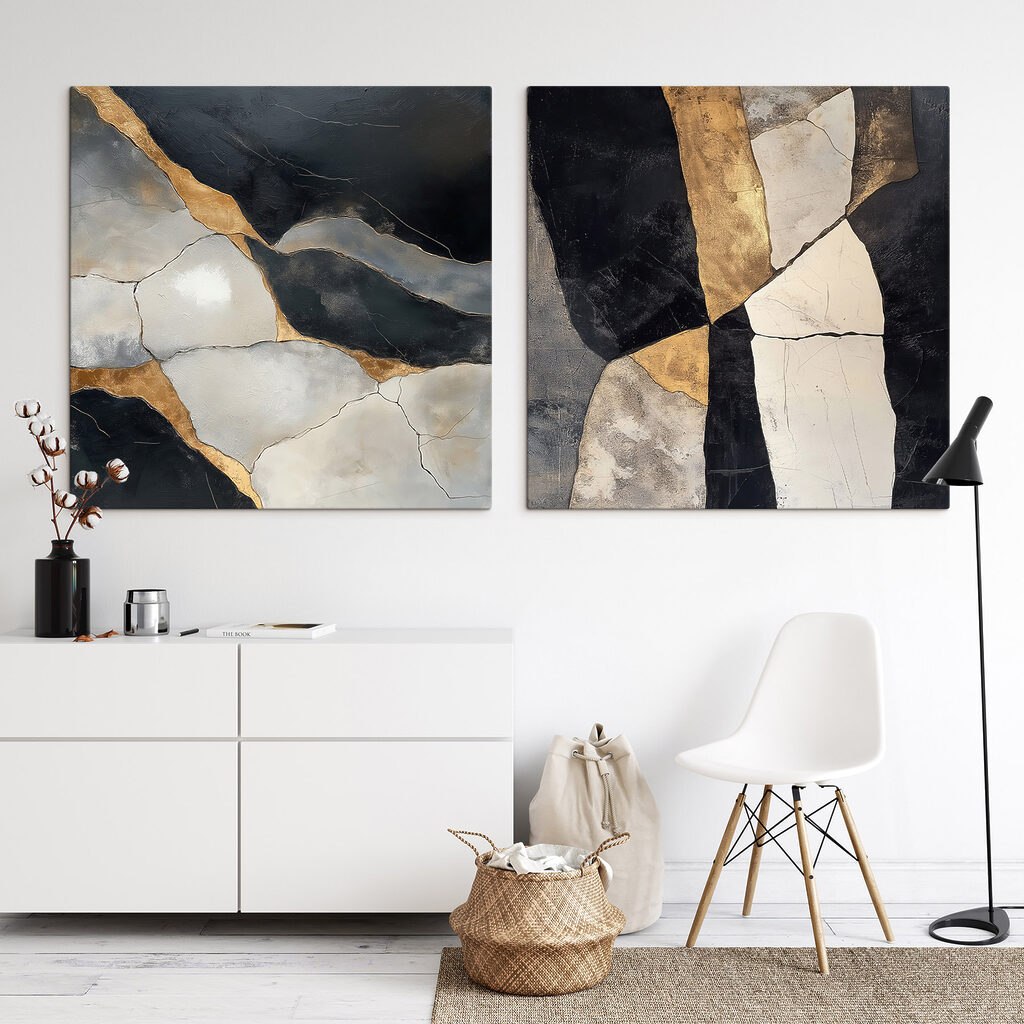 Gold zwischen gebrochenen Flächen — Interieur 2