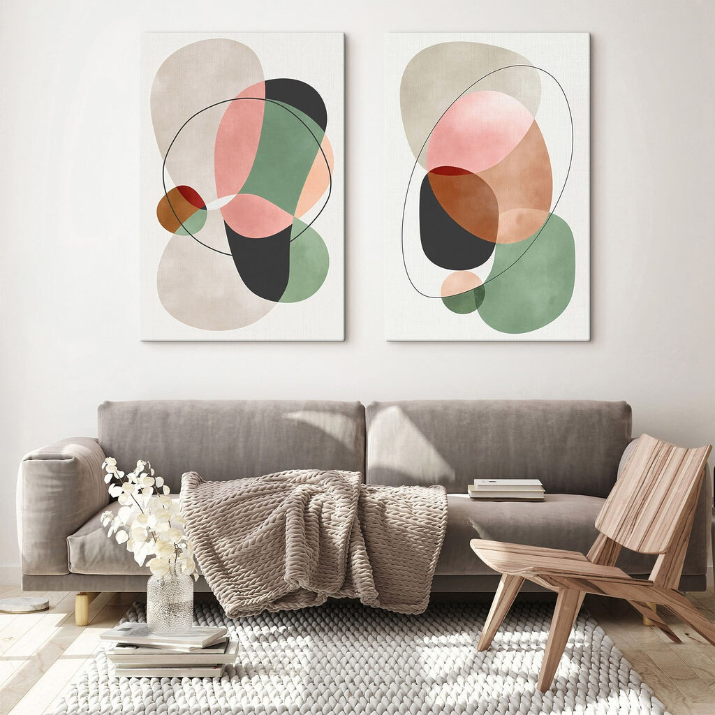Runde Formen treffen Linien — Interieur 2