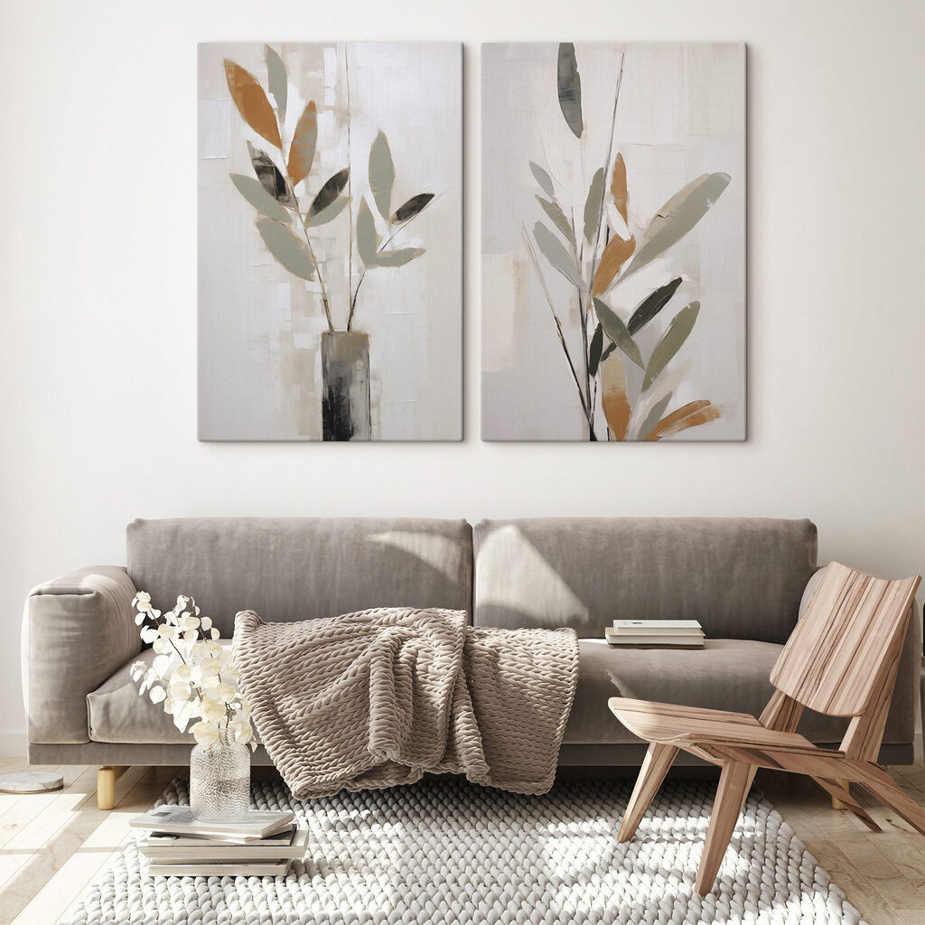Zweige in schmalen Vasen — Interieur 1