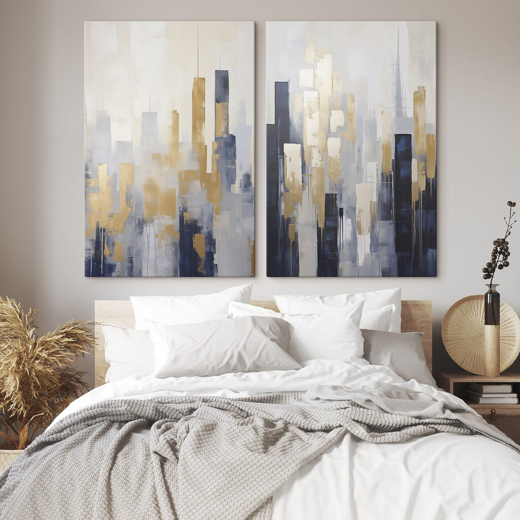 Stadt in hohen Pinselstrichen — Interieur 2