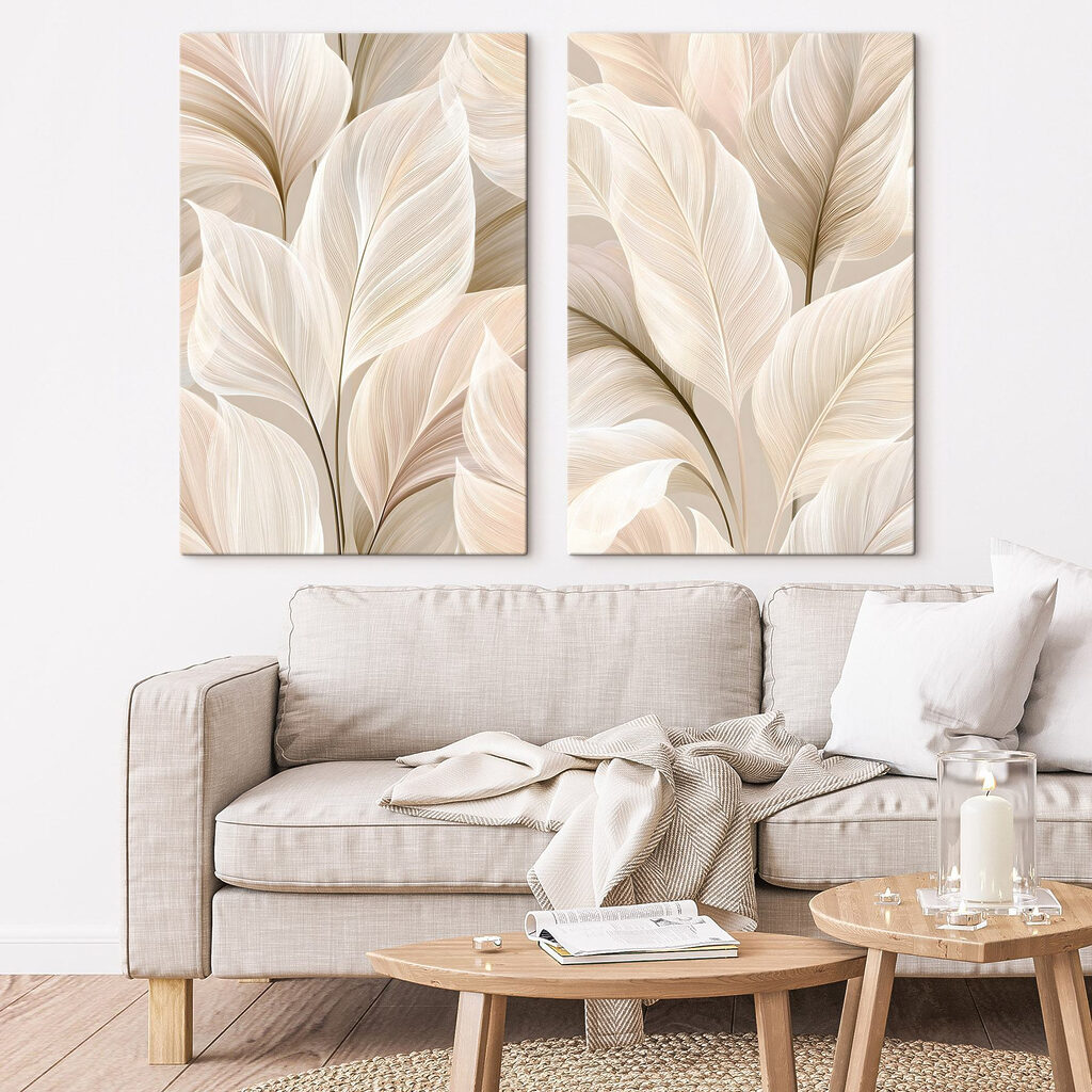 Fein geäderte Blätter — Interieur 1