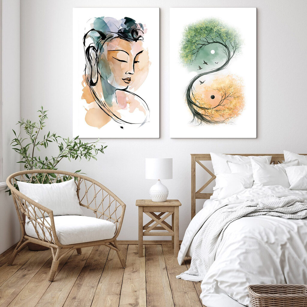 Gelassenheit in Aquarell — Interieur 2